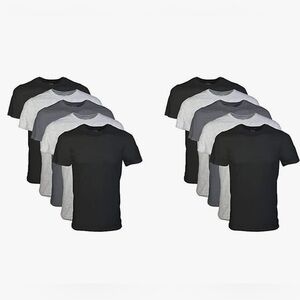 Men's Black and Gray T-Shirt Pack